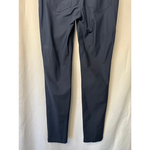 City Sleek Slim-Fit 5 Pocket High-Rise Pant Navy - Picture 6 of 8